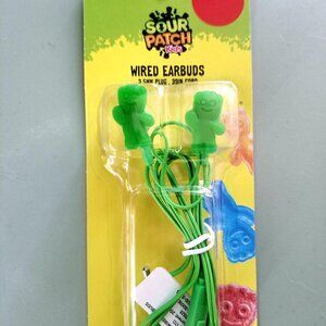 Sour Patch Kids Wired Earbuds Headphones NWTO